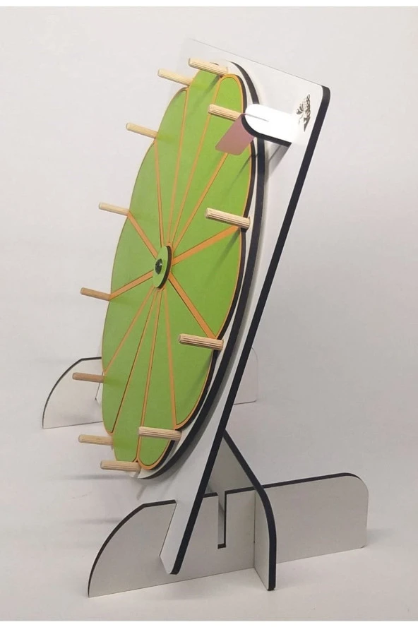 Eğitim Oyun Eğlence Çarkı- Rengarenk Yaz/sil Çarkıfelek Yazılıp Silinebilir Çarkıfelek Oyunu - 3