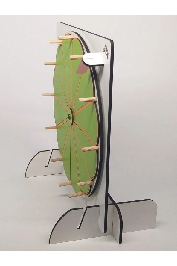 Eğitim Oyun Eğlence Çarkı- Rengarenk Yaz/sil Çarkıfelek Yazılıp Silinebilir Çarkıfelek Oyunu - 4