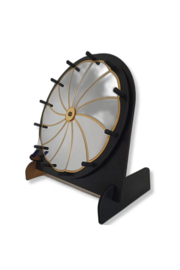 Eğitim Oyun Eğlence Çarkı- Rengarenk Yaz/sil Çarkıfelek Yazılıp Silinebilir Çarkıfelek Oyunu Aynalı - 2