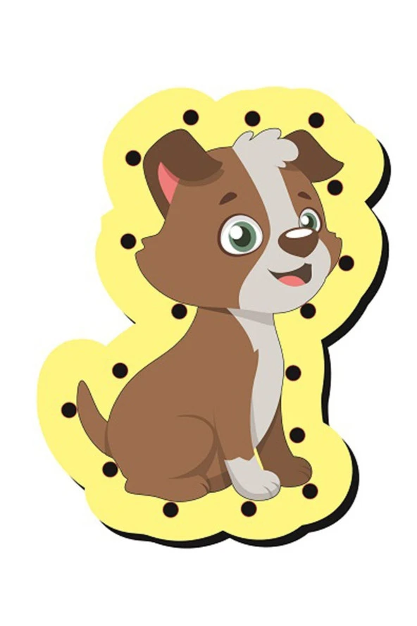 Ahşap Oyuncak Montessori Ip Geçirme Eğitici Oyuncak Delikli Renkli El Kas Zeka Geliştirici Oyuncak - 4