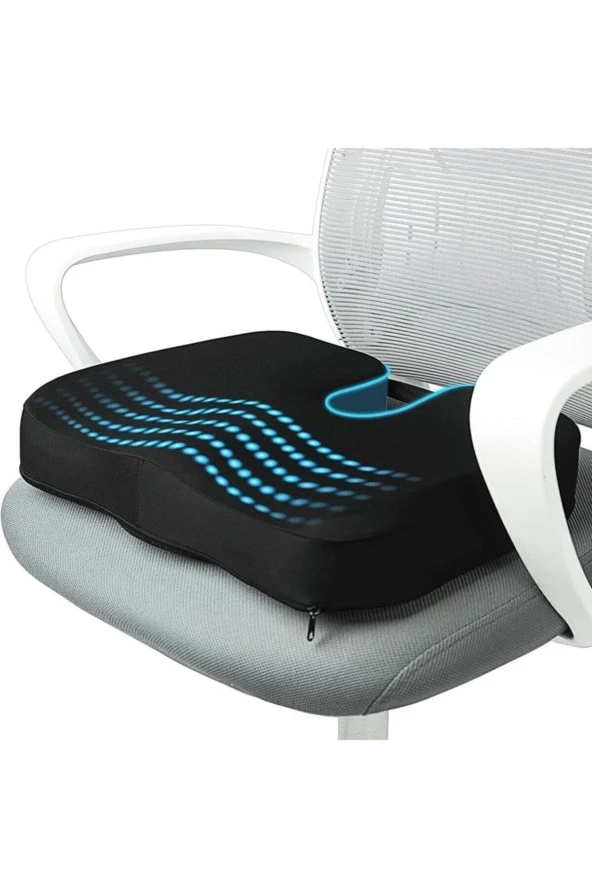 Ortopedik Visko Oturma Minderi Basur Hemeroid Yastığı - 3