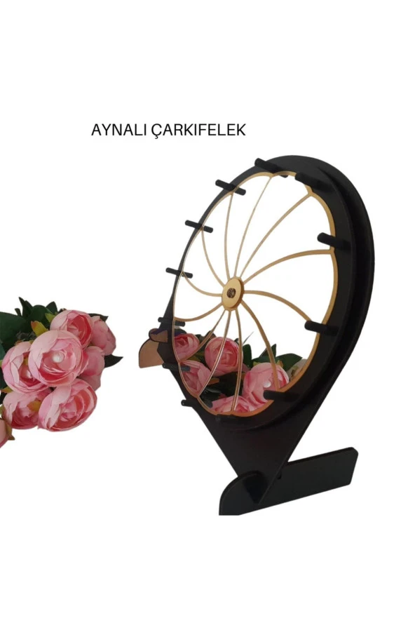 Eğitim Oyun Eğlence Çarkı- Rengarenk Yaz/sil Çarkıfelek Yazılıp Silinebilir Çarkıfelek Oyunu Aynalı