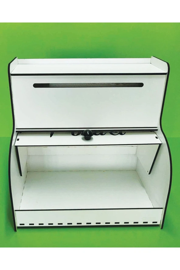 Ekmek Sepeti Ekmeklik, Havlu Peçetelik, Baharatlık Rafı, Dekoratif Baskılı Hediyelik Ekmek Kutusu - 2