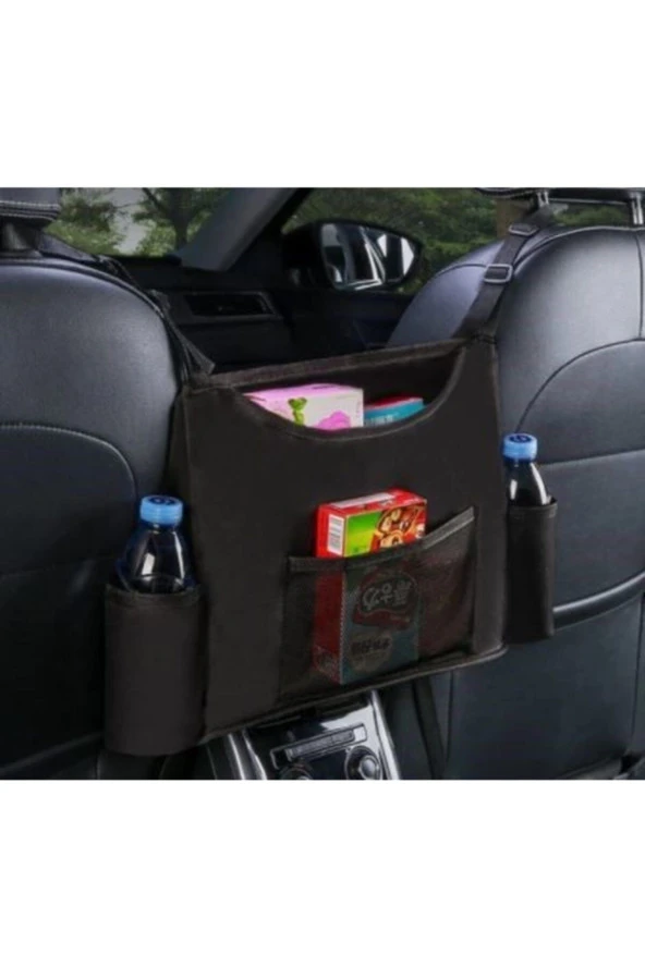 Araba Oto Koltuk Arkası Soğuk Tutucu Organizer Bardaklık Peçetelik Düzenleyici Telefon Tutucu - 3