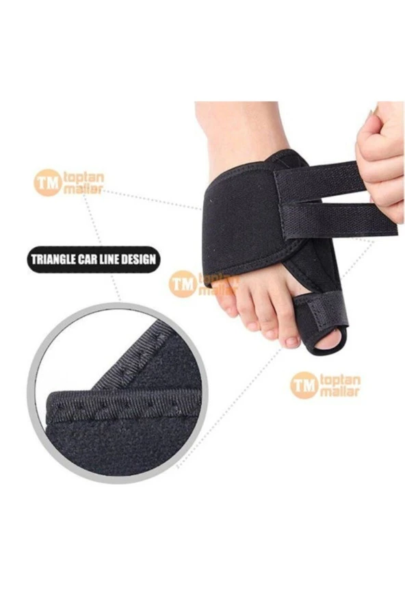 Halluks Valgus Gece Ateli Düzeltici Tedavi Ayak Başparmak Kemiği Çıkıntısı Bunyon Kemik Koruyucu - 2