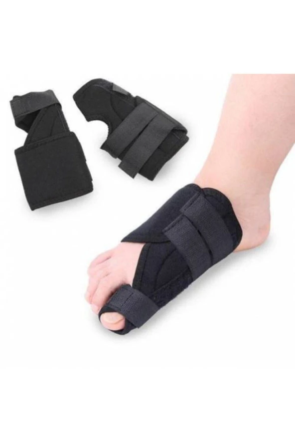 Metal Destekli Ayak Baş Parmak Kemik Bunyon Koruyucu Bunion Halluks Valgus Set Başparmak Geçen Atel - 4