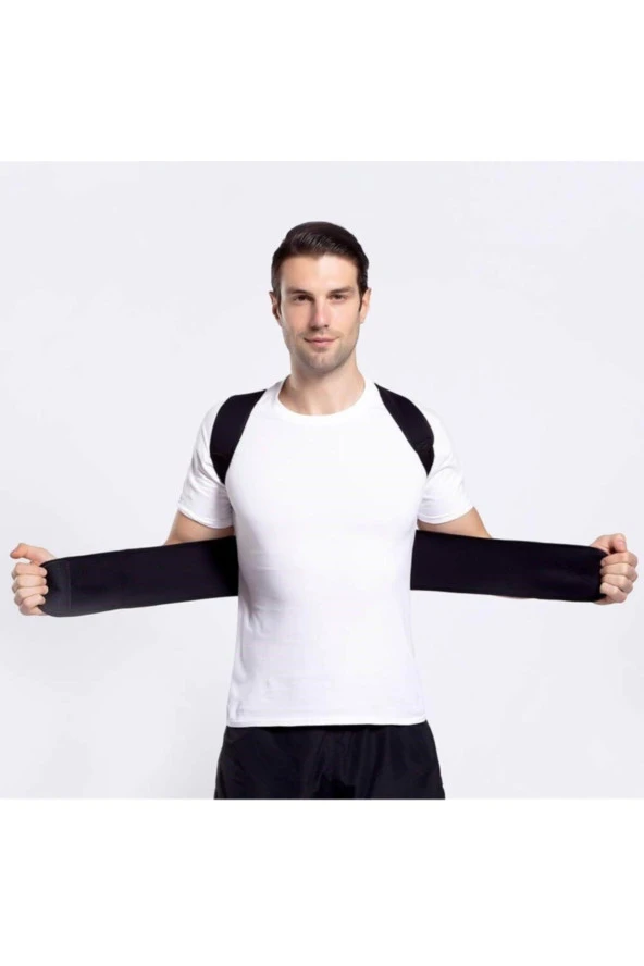 Unisex Medikal Sırt Korsesi Omuz Dikleştirme Korsesi Dik Duruş Yeleği - 3
