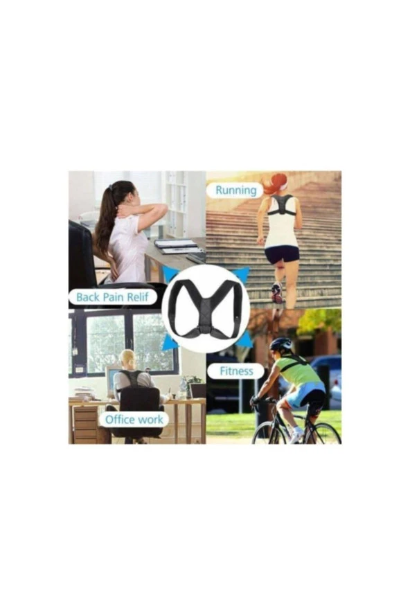 Erkek Ve Bayanlar Için Bel Sırt Korsesi Dik Duruş Kamburluk Önleyici Korse - 6