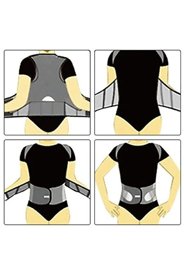 Medikal Omuz Korsesi Medikal Dik Duruş Korsesi Kamburluk Korsesi - 4