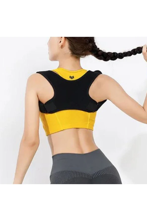 Medikal Dik Duruş Korsesi Sırt Bel Kifoz Kamburluk Önleyici Korse Sırt Omuz Dik Durma Korsesi - 5