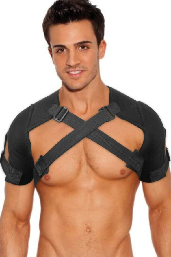 Omuz Destekli Sırt Korsesi Dik Duruş Korsesi Esnek Sırt Omuz Korsesi - 6