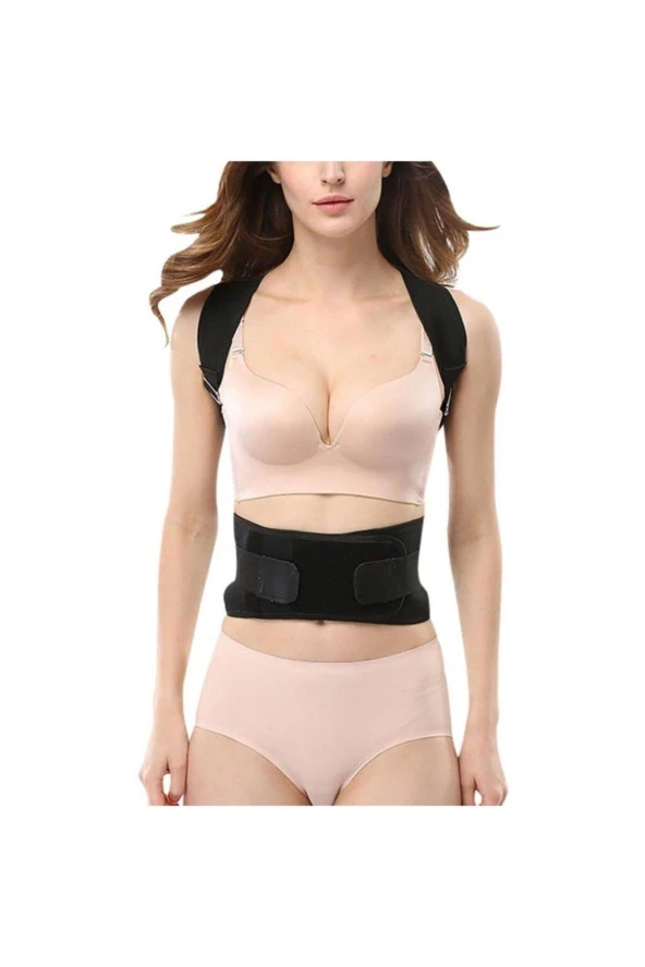 Unisex Medikal Sırt Korsesi Omuz Dikleştirme Korsesi Dik Duruş Yeleği - 6