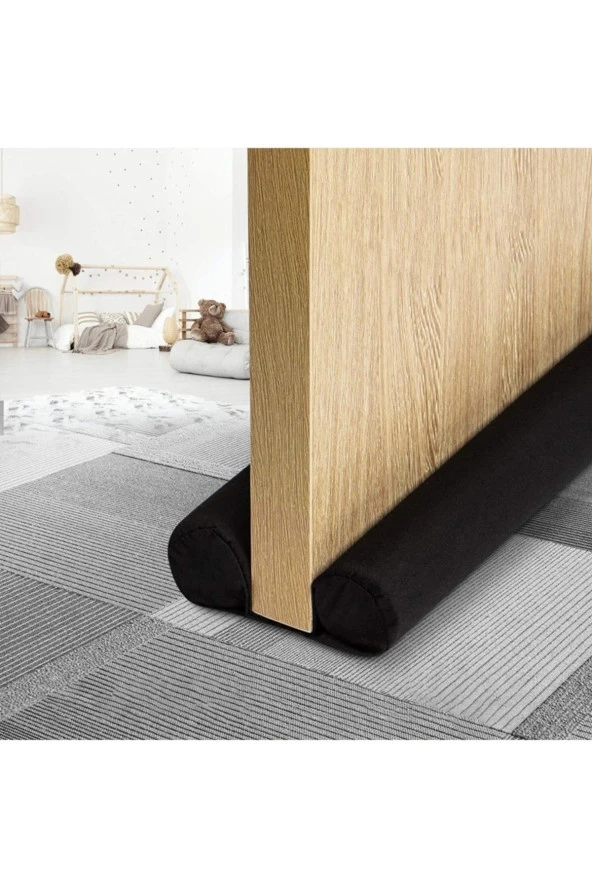 Kapı Altı Rüzgar Önleyici Isı Yalıtım Süngeri Rüzgarlık Toz Soğuk Sünger Çift Taraflı Stoper - 3