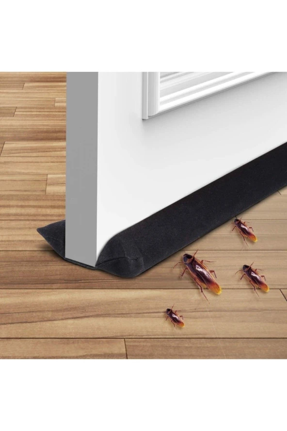 Kapı Altı Rüzgar Önleyici Isı Yalıtım Süngeri Rüzgarlık Toz Soğuk Sünger Çift Taraflı Stoper - 4