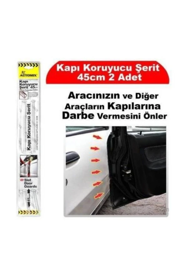 Araç Oto Kapı Koruyucu Şerit Kapı Çizilme Zedelenme Çarpma Sürtme Önleyici Şerit 45 Cm 2 Adet - 2