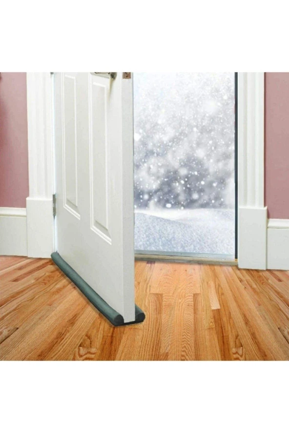 Kapı Altı Rüzgar Önleyici Isı Yalıtım Süngeri Rüzgarlık Toz Soğuk Sünger Çift Taraflı Stoper - 5