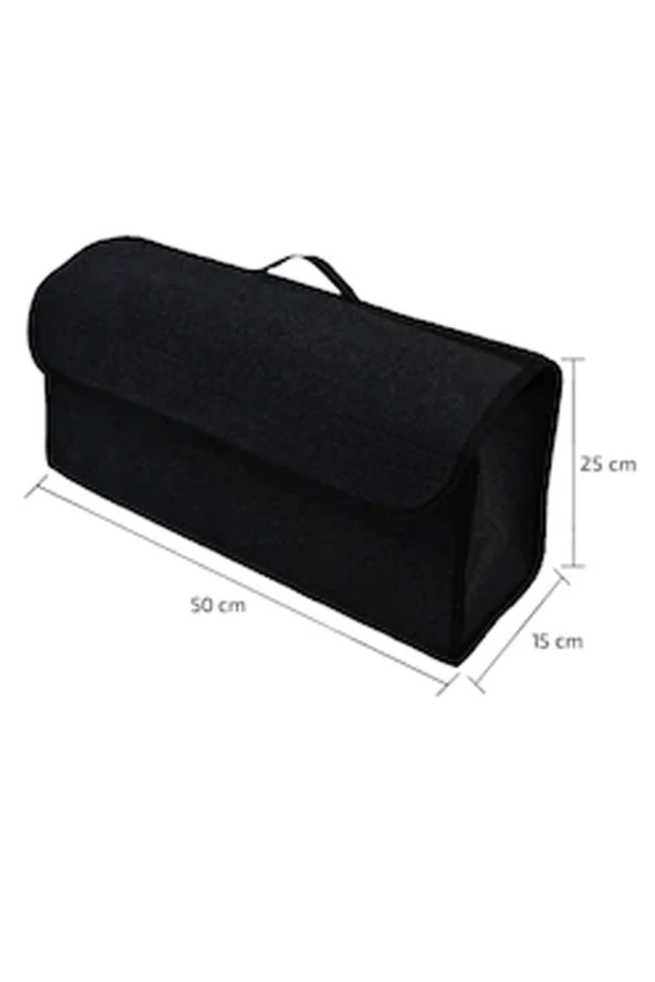 Araba Bagaj Organizer Araç Alet Eşya Düzenleyici Cepli Çanta Oto - 4