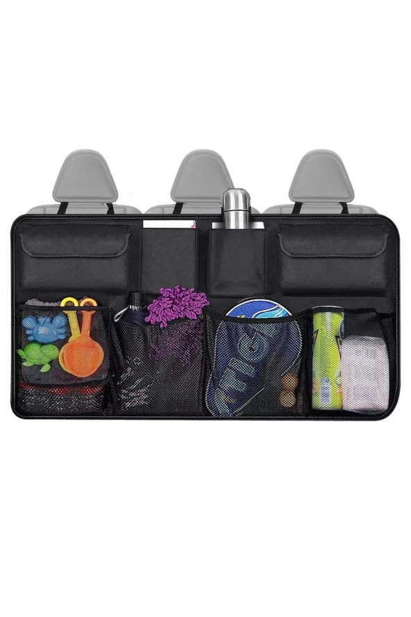 Araç Bagaj Eşya Düzenleyici Organizer 8 Bölmeli Oto Bagaj Düzenleyici 8 Cepli Çanta Avadanlık