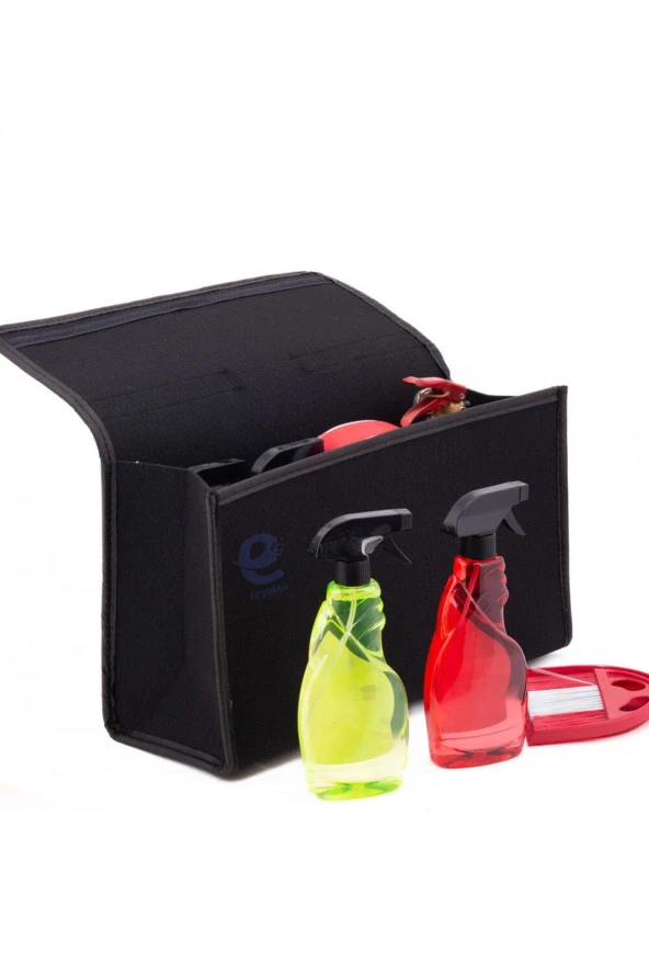 Araba Bagaj Organizer Araç Alet Eşya Düzenleyici Cepli Çanta Oto - 3