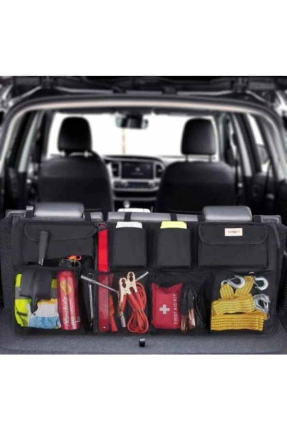 Oto Araç Araba Bagaj Düzenleyici Toplayıcı Bagaj Organizer Bagaj - 6