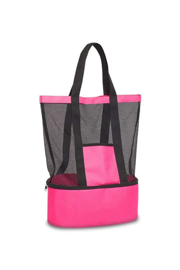 Termos Kamp Plaj Çantası Soğuk Sıcak Tutucu Bölmeli Buzluklu Termos Çanta - 3