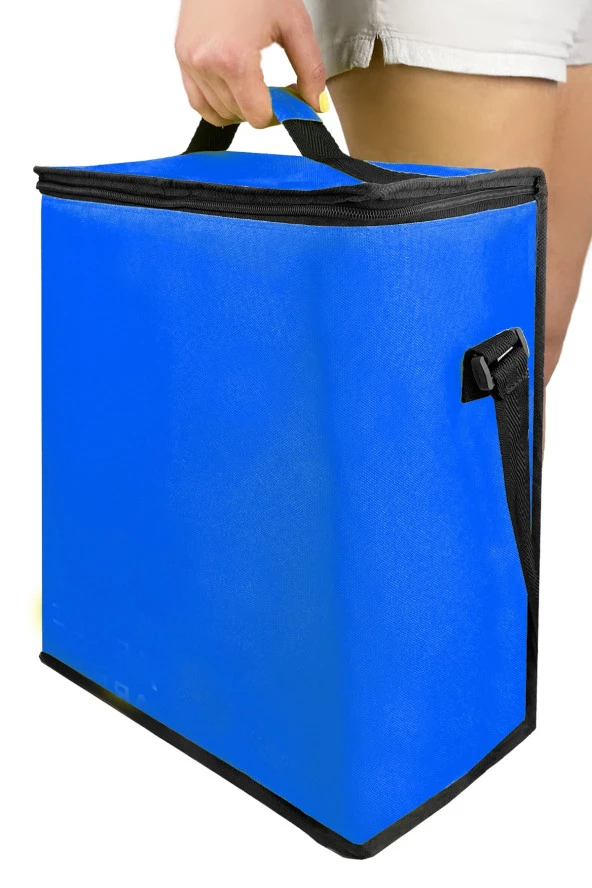 Soğuk Tutucu Yalıtımlı Termos Çanta 25 Lt Kamp Piknik Plaj Için Serin Tutucu Oto Araç Termos Çanta - 5