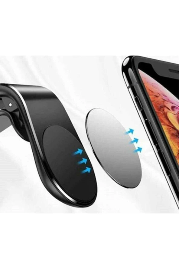 Manyetik Araç Oto Araba Içi Cep Telefon Tutacağı Mıknatıslı Izgara Aparatı - 6