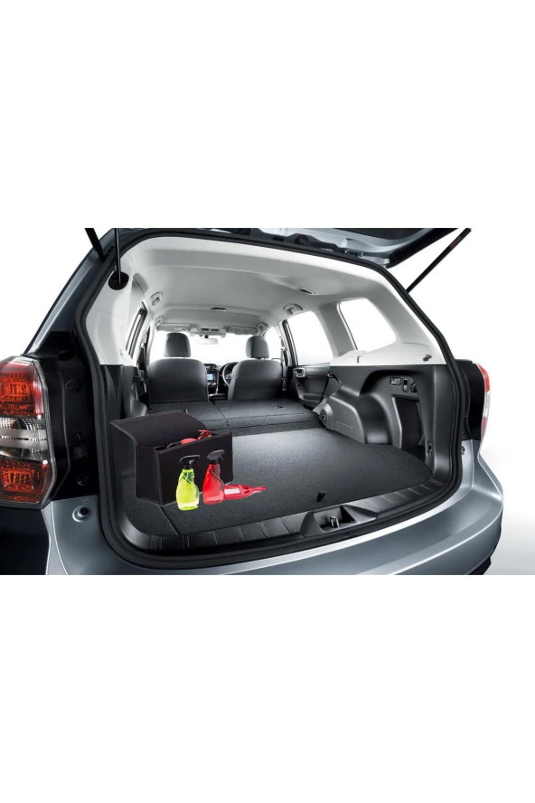 Araba Oto Bagaj Alet Eşya Düzenleyici Cırtlı Yapışkanlı Çanta - 2