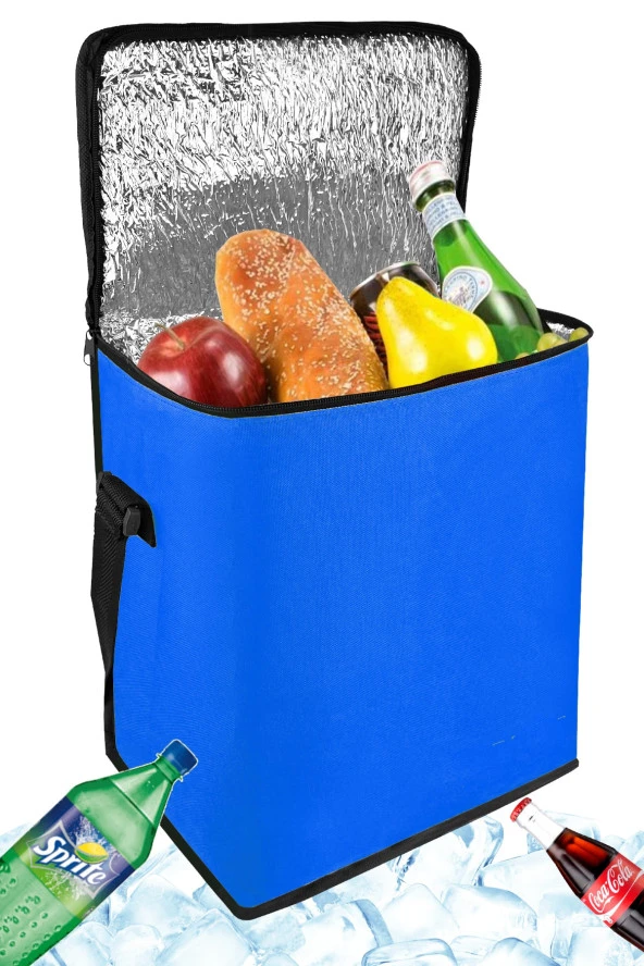 Soğuk Tutucu Yalıtımlı Termos Çanta 25 Lt Kamp Piknik Plaj Için Serin Tutucu Oto Araç Termos Çanta - 4