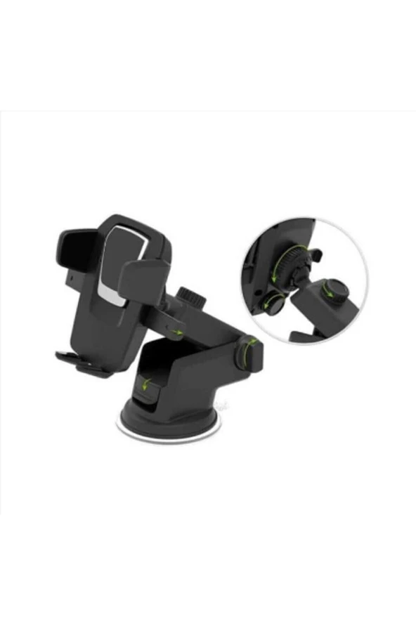 Araç Içi Otomatik Ayarlanabilen Telefon Tutucu Vantuzlu Ultra Ayarlanabilen Universal - 2