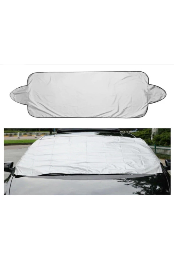 Ön Cam Branda Güneş Uyumlu Kar Buzlanma Önleyici Örtü Su Geçirmez Ön Cam Branda - 2