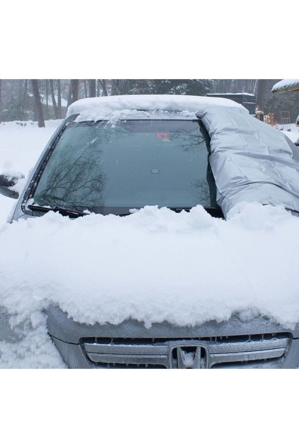 Ön Cam Branda Güneş Uyumlu Kar Buzlanma Önleyici Örtü Su Geçirmez Ön Cam Branda - 6