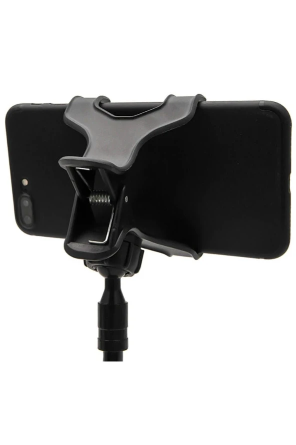 Siyah Oynar Başlıklı Akrobat Telefon Tutucu Portatif Telefon Tutma Aparatı - 5