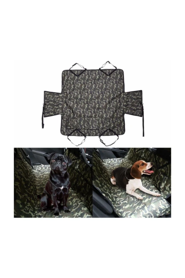 Koltuk Sıvı Su Geçirmez Kumaş Araba Oto Araç Arka Koltuk Kedi Köpek Için Koltuk Örtüsü Kılıfı Havuzu - 3