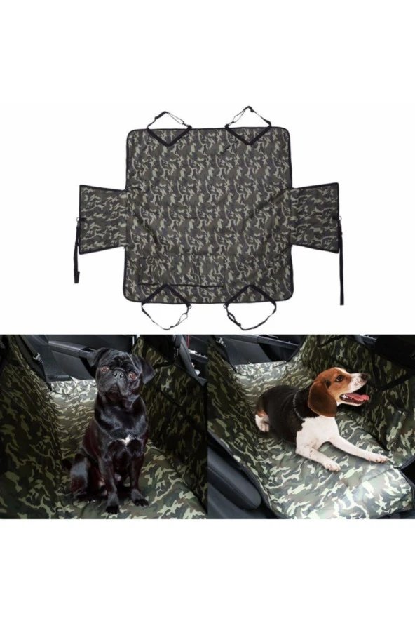 Köpek Örtüsü Araba Oto Araç Kılıfı Araba Oto Arka Koltuk Kedi Köp - 3