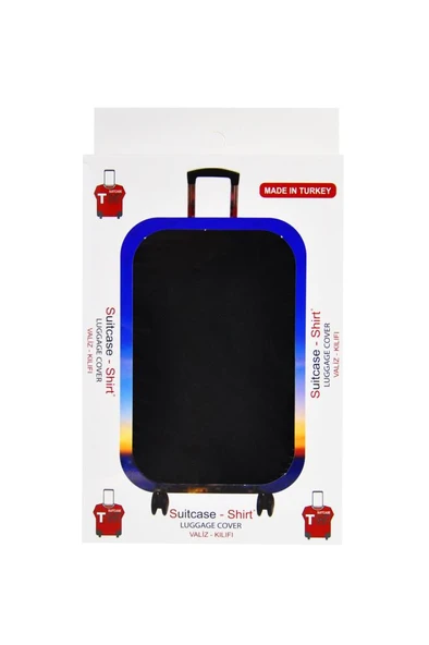 Kabin Boy Siyah Valiz Kılıfı, Bavul Kılıfı, Valiz & Bavul Koruyucu - Resim 6