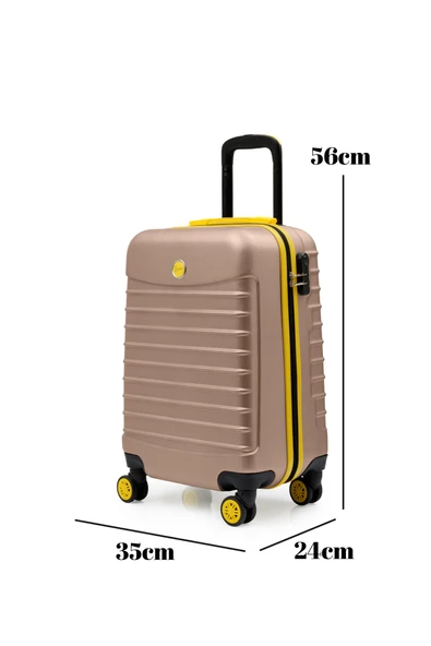 Kabin Boy Valiz 4x2 Teker Altın 1168 ürün görseli