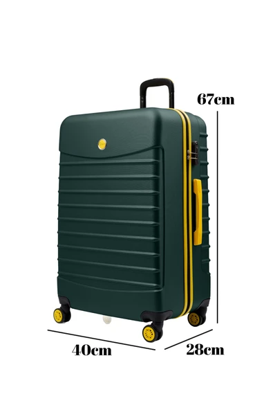 Orta Boy Valiz 4x2 Teker Haki 1168 - Resim 4