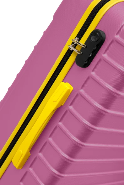 Büyük Boy Valiz 4x2 Teker Pembe 1168 - 7