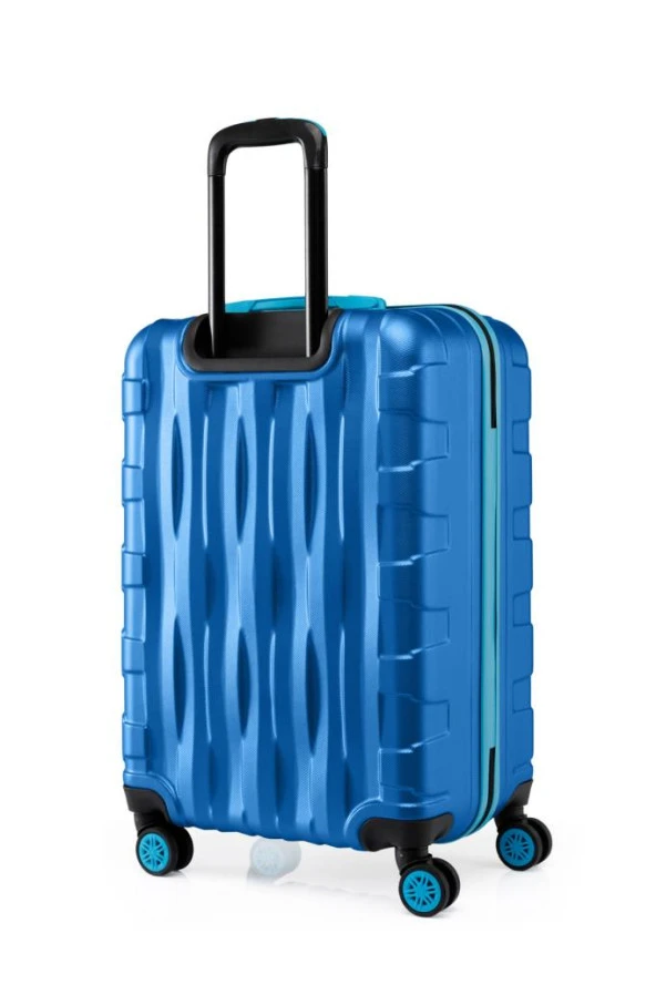 2'li Valiz Seti Büyük Boy - Orta Boy Mavi 1167 - Resim 3