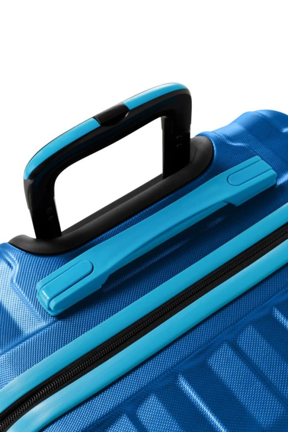 2'li Valiz Seti Büyük Boy - Orta Boy Mavi 1167 - Resim 6
