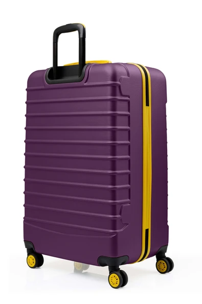 Büyük Boy Valiz 4x2 Teker Mor 1168 - Resim 5