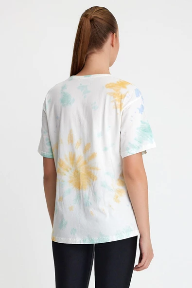 Kadın Batik Yıkamalı Oversize Yeşil - 8