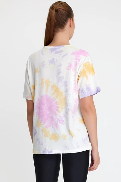 Kadın Batik Yıkamalı Oversize Pembe - Resim 12