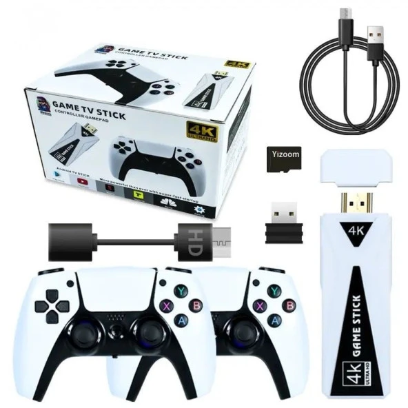 DOREKA GT68 Game TV Stick Android TV Stick 4K ULTRA HD 10000+ Games Retro 2.4G Wireles Android 7.1