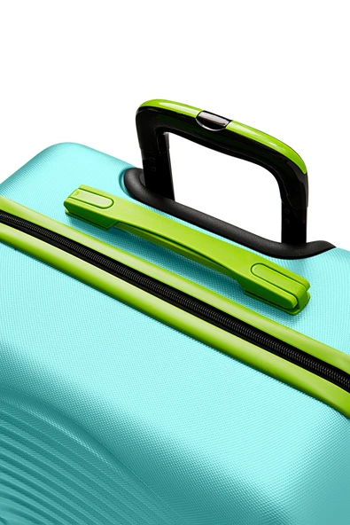 2'li Valiz Seti Büyük Boy - Kabin Boy Su Yeşili 1169 - Resim 11