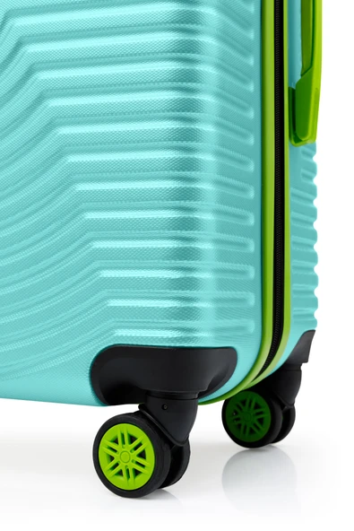 2'li Valiz Seti Büyük Boy - Kabin Boy Su Yeşili 1169 - Resim 9