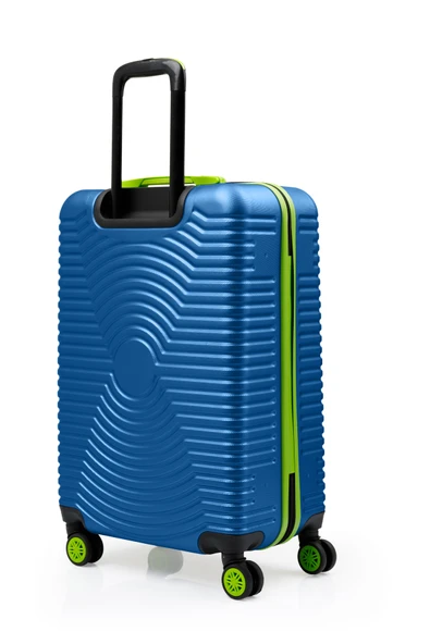 Orta Boy Valiz 4x2 Teker Mavi 1169 - Resim 5