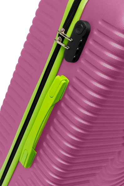 Kabin Boy Valiz 4x2 Teker Pembe 1169 - Resim 8