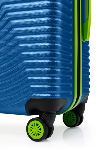 Orta Boy Valiz 4x2 Teker Mavi 1169 - Resim 6
